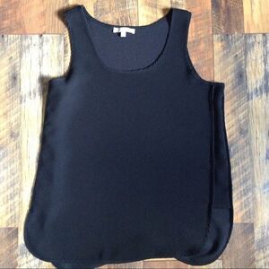 Joan Vass Women's Sleeveles Top Size S Black